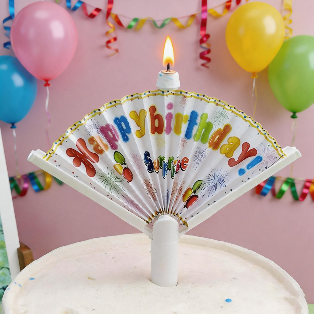 Candle Surprise - 1PCS Surprise Fan Candle Birthday Cake