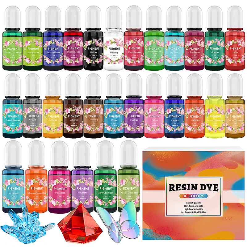 Candle Making Supplies Kit - DIY Epoxy Resin Pigment Kit Candle