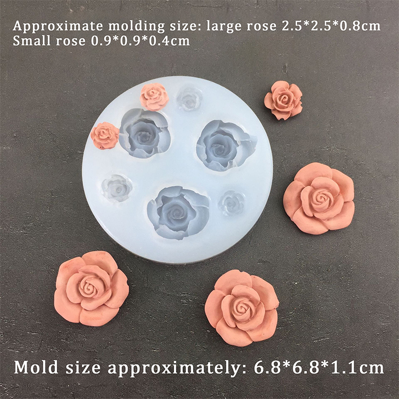 3D Rose Flower Shape Leaf Sili - Candle Making Supplies Kit reseña y precio