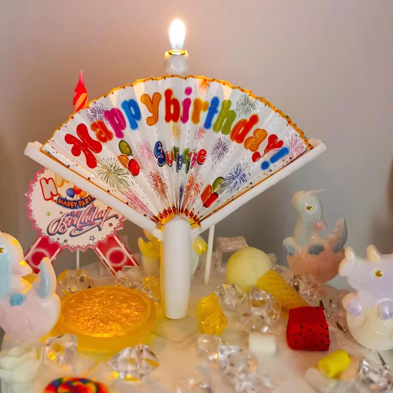 Reusable Novelty Fan Birthday  - Candle Surprise reseña y precio