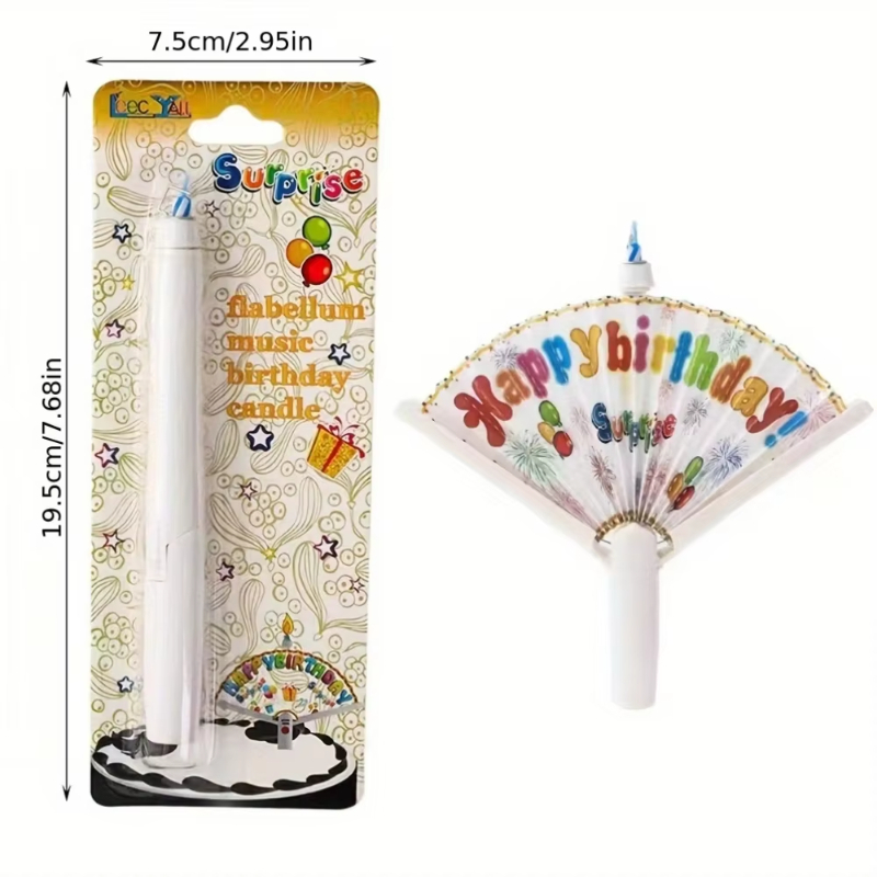 Reusable Novelty Fan Birthday  - Candle Surprise reseña y precio