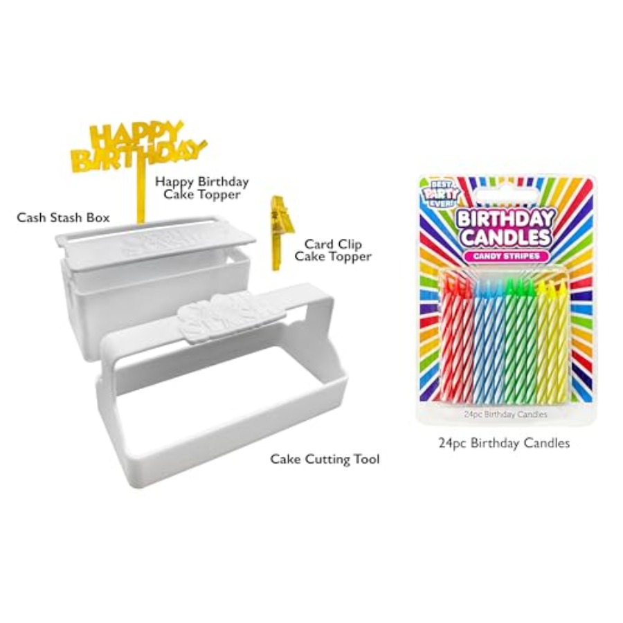 Cash Stash Cake Surprise Candl - Candle Surprise reseña y precio