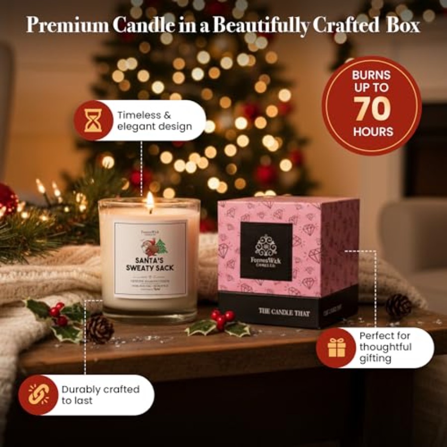 Santa's Sweaty Sack Evergreen  - Candle Surprise reseña y precio