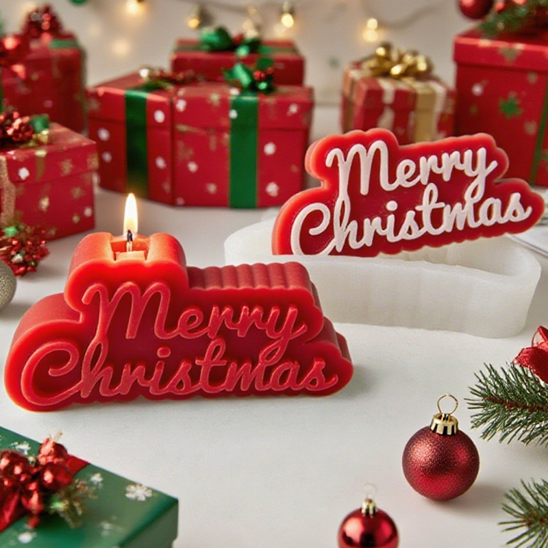 1 piece, Christmas alphabet si - Candle Fragrance Supplies reseña y precio