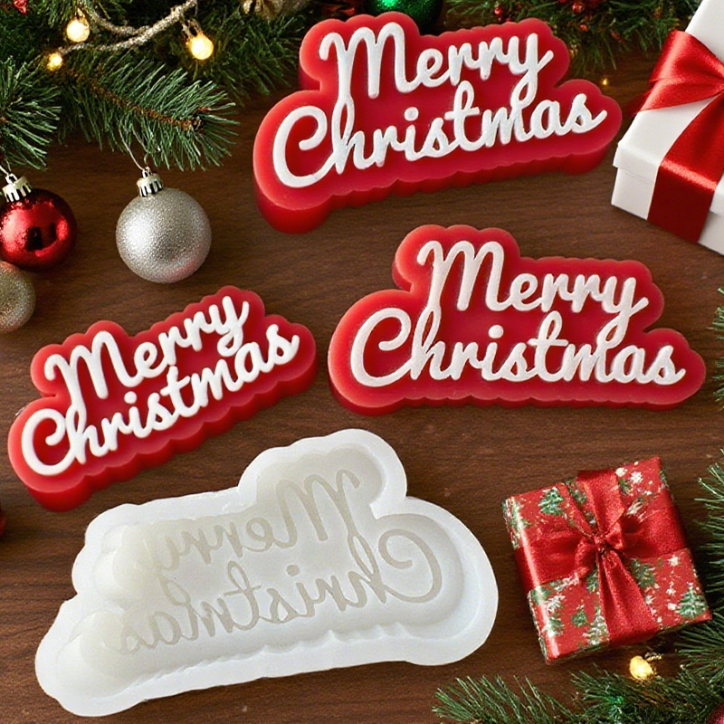 1 piece, Christmas alphabet si - Candle Fragrance Supplies reseña y precio