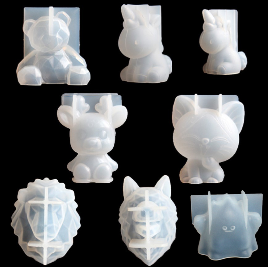 Transparent Unicorn Silicone E - Candle Making Supplies Kit reseña y precio