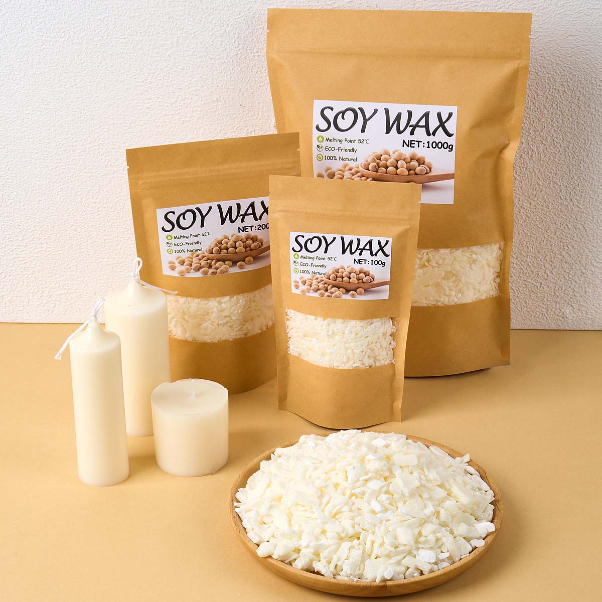 1 Pounds Pure White Soy Wax Fo - Candle Making Supplies Kit reseña y precio