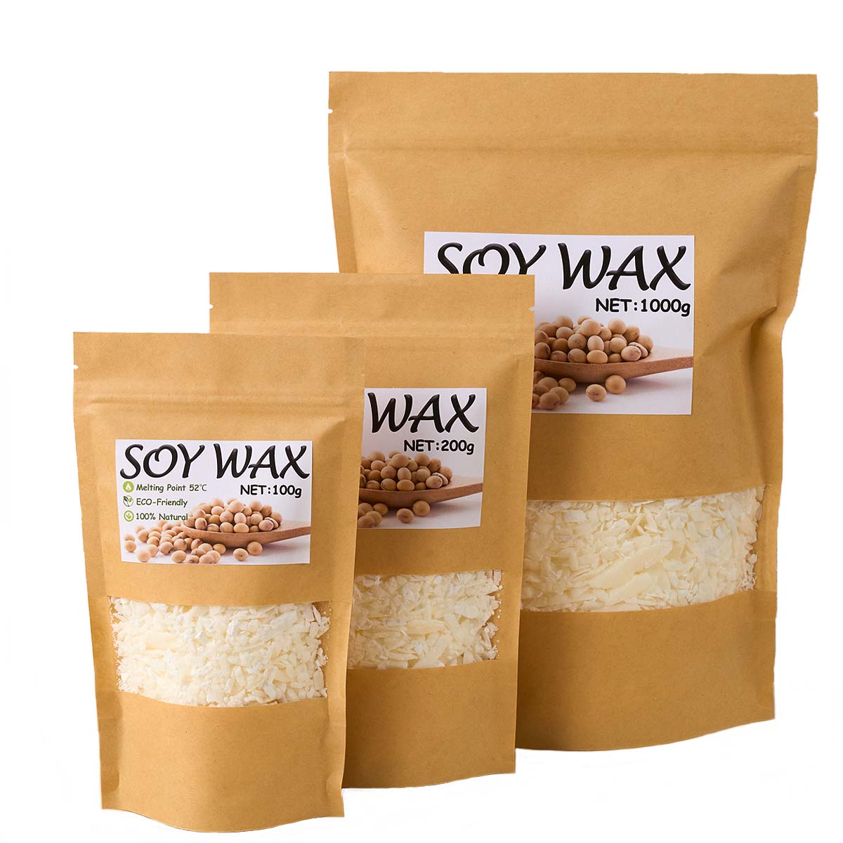 1 Pounds Pure White Soy Wax Fo - Candle Making Supplies Kit reseña y precio