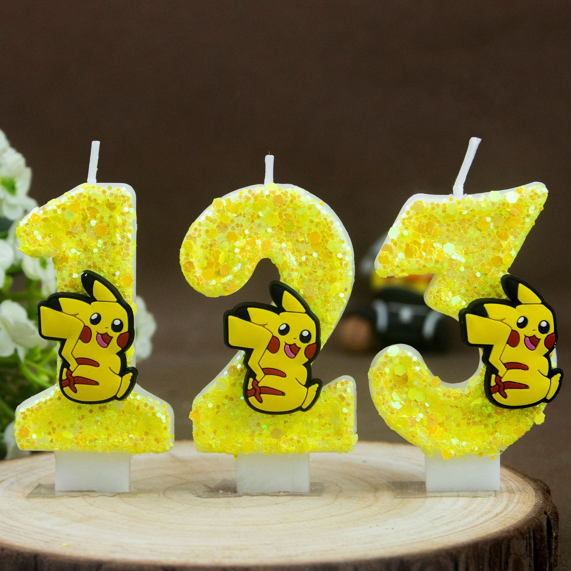 Birthday candle yellow Pikachu - Candle Surprise reseña y precio