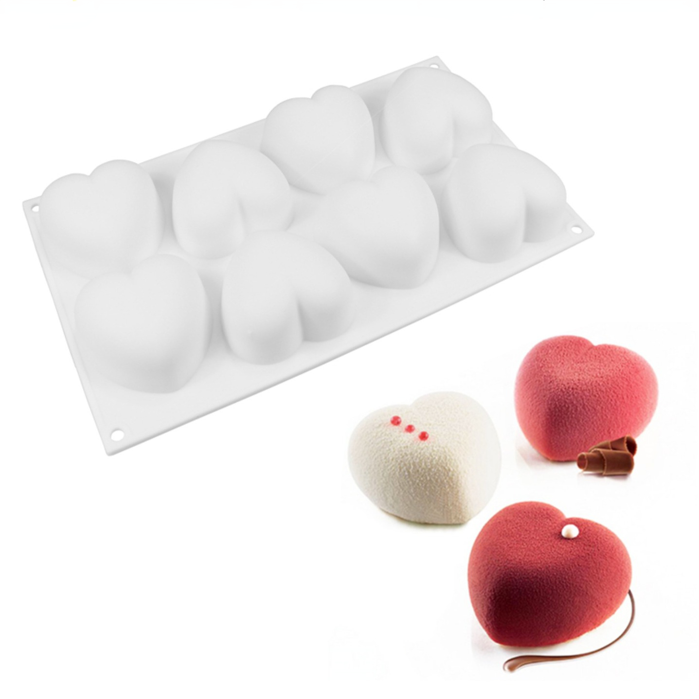 Love Heart Silicone Soap Mold  - Candle Making Supplies Kit reseña y precio
