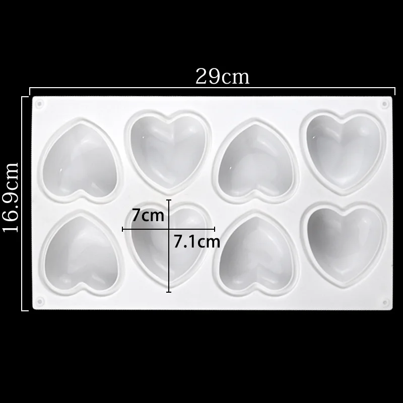 Love Heart Silicone Soap Mold  - Candle Making Supplies Kit reseña y precio