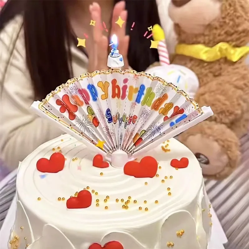 1/3Pcs Surprise Fan Birthday C - Candle Surprise reseña y precio