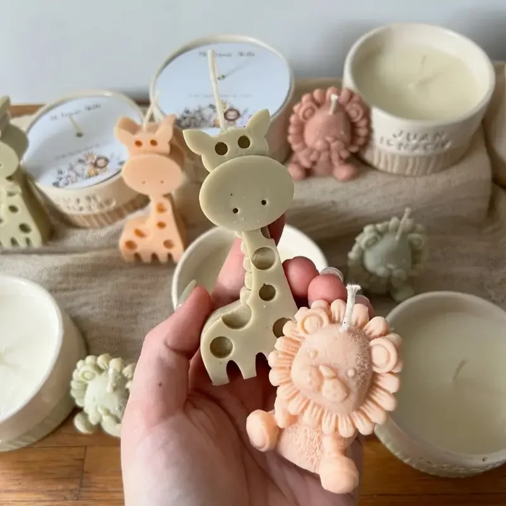 Lion and Giraffe Silicone Mold - Candle Fragrance Supplies reseña y precio