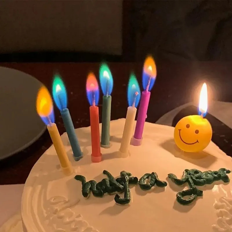 Multicoloured Colourful Flame  - Candle Surprise reseña y precio