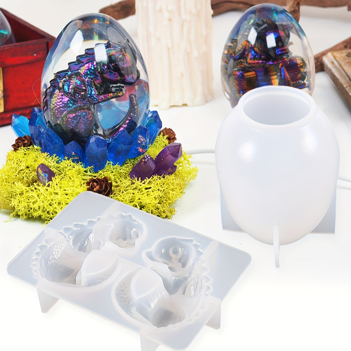 Silicone Dragon Egg Molds, 2-P - Candle Making Supplies Kit reseña y precio