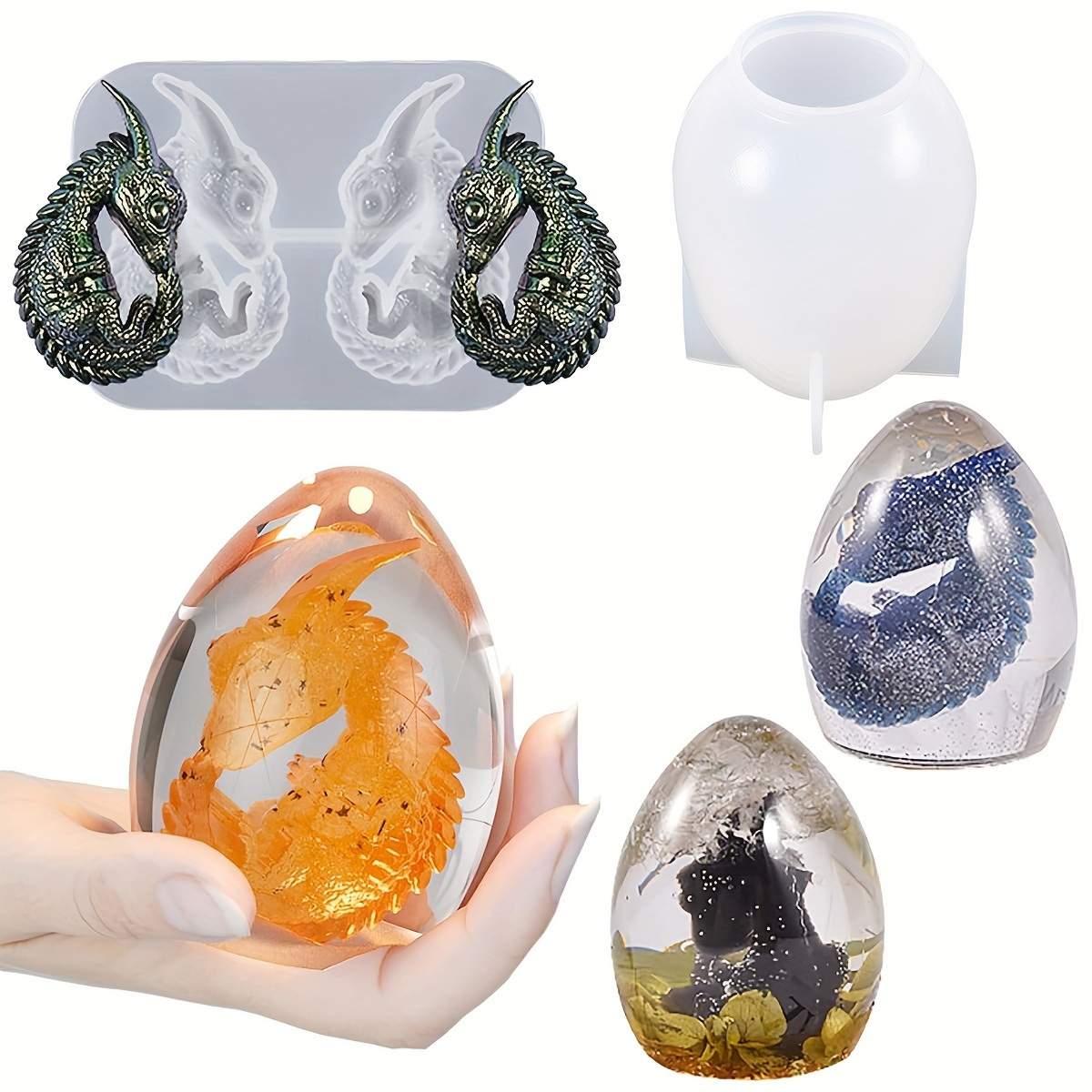 Silicone Dragon Egg Molds, 2-P - Candle Making Supplies Kit reseña y precio