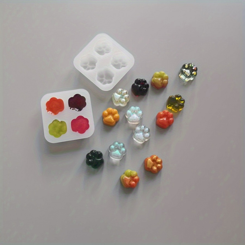 1Cat Paw Pattern Silicone Mold - Candle Making Supplies Kit reseña y precio