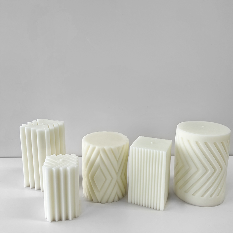 Geometric Cylindrical Scented  - Candle Fragrance Supplies reseña y precio