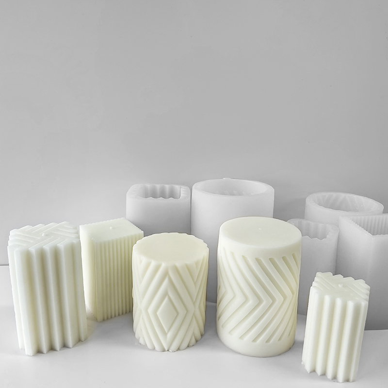 Geometric Cylindrical Scented  - Candle Fragrance Supplies reseña y precio