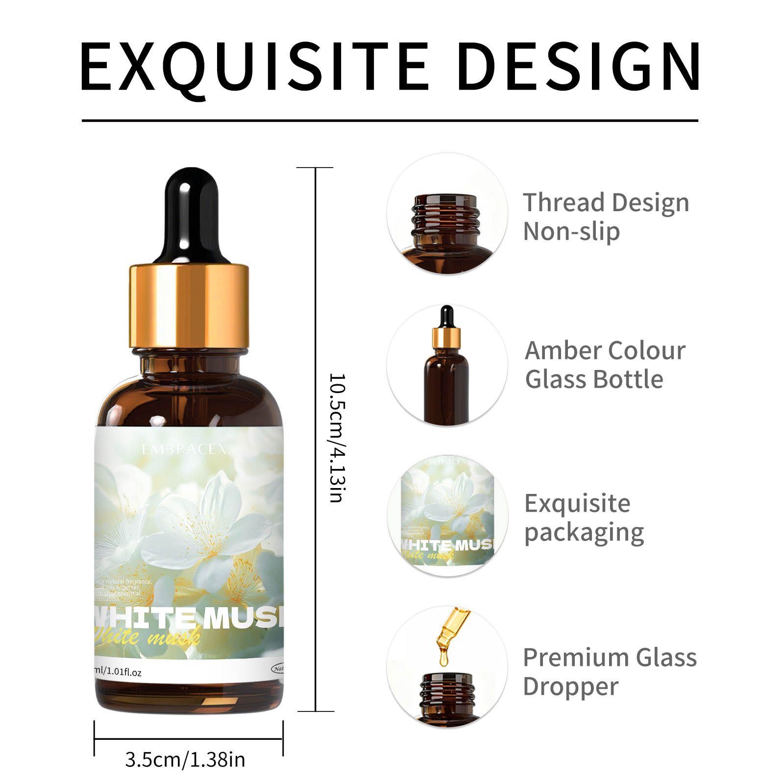 30ml White Musk Essential Oil  - Candle Fragrance Supplies reseña y precio