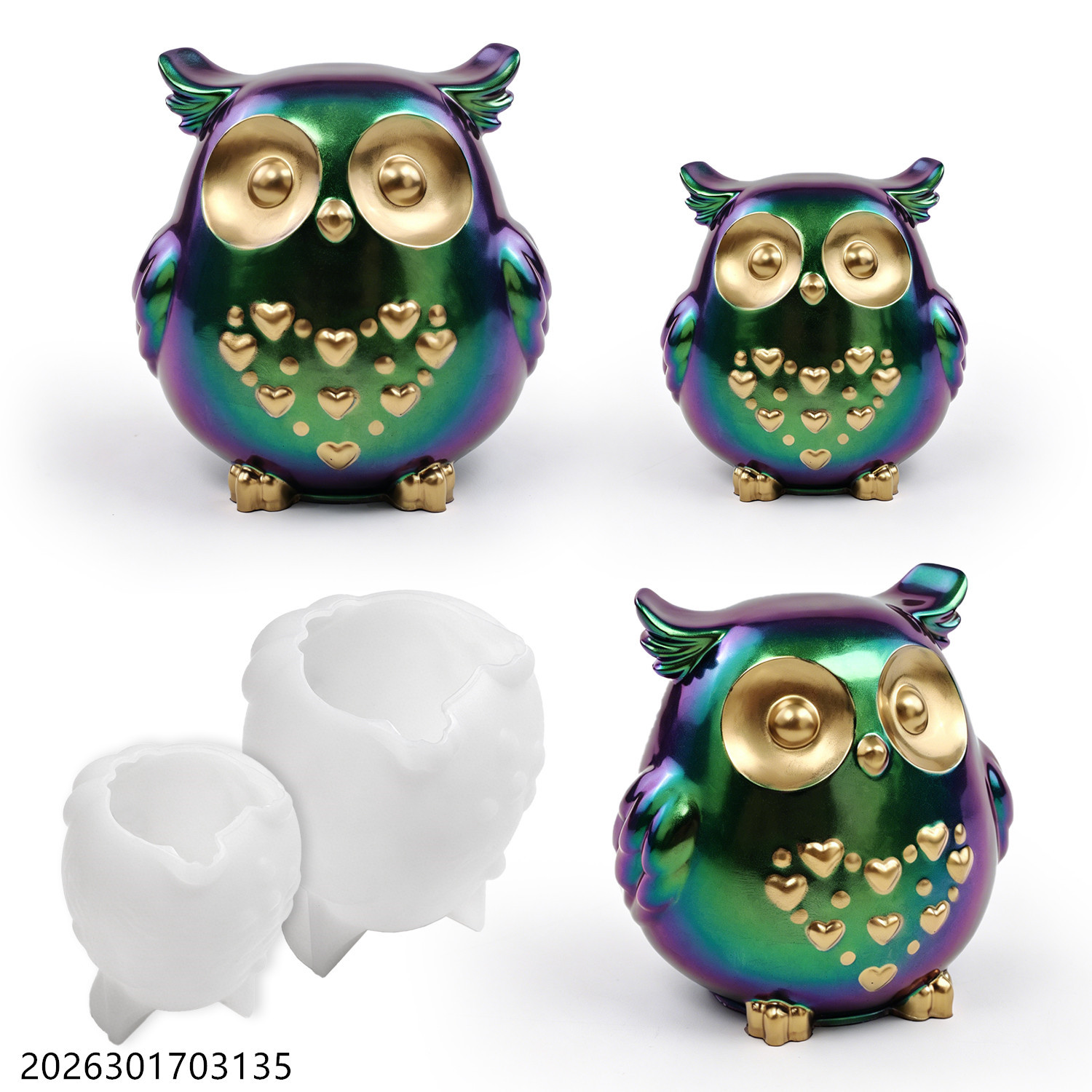 Owl Silicone Mold 3D Bird Shap - Candle Making Supplies Kit reseña y precio