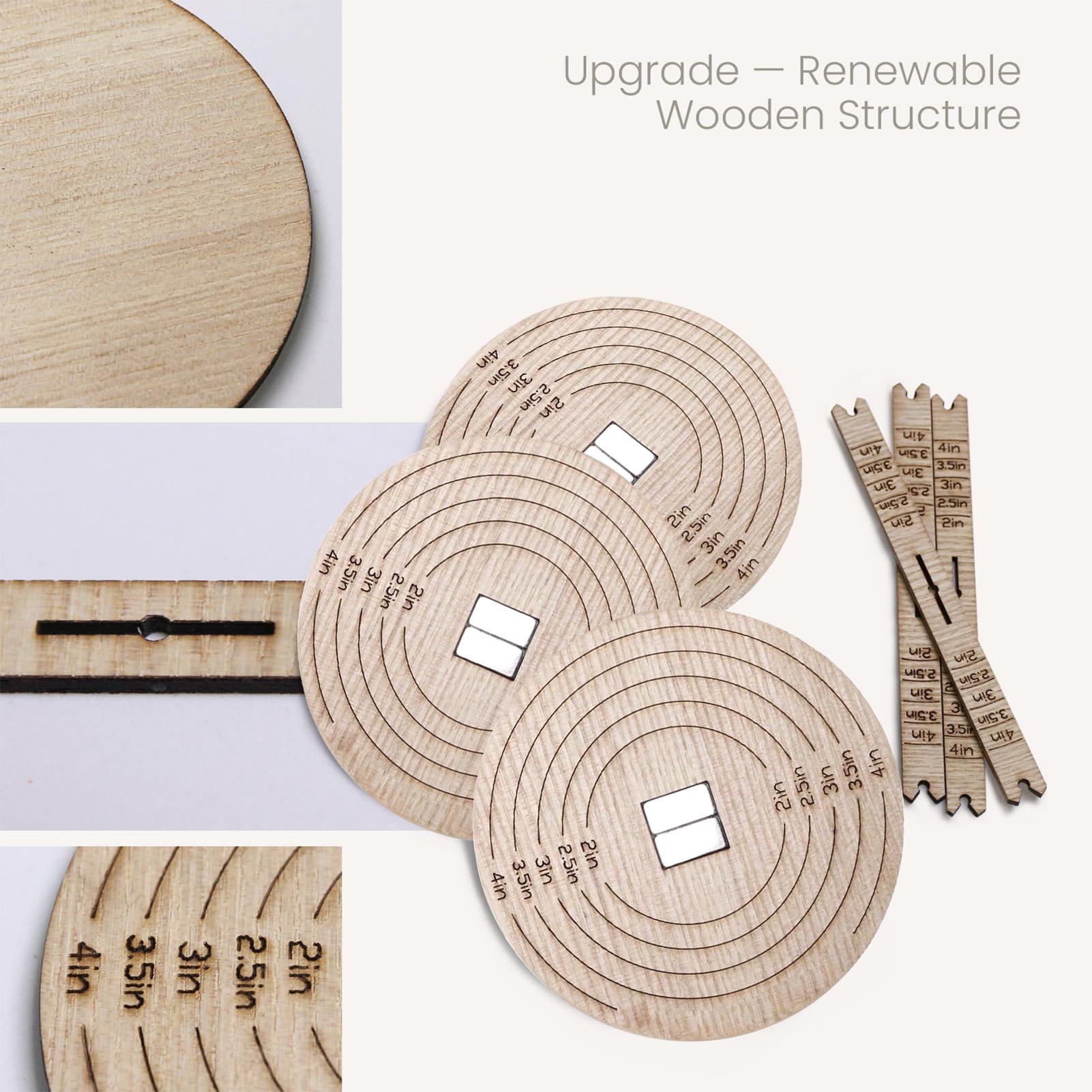2Pcs Wick Centering Tool Woode - Candle Fragrance Supplies reseña y precio