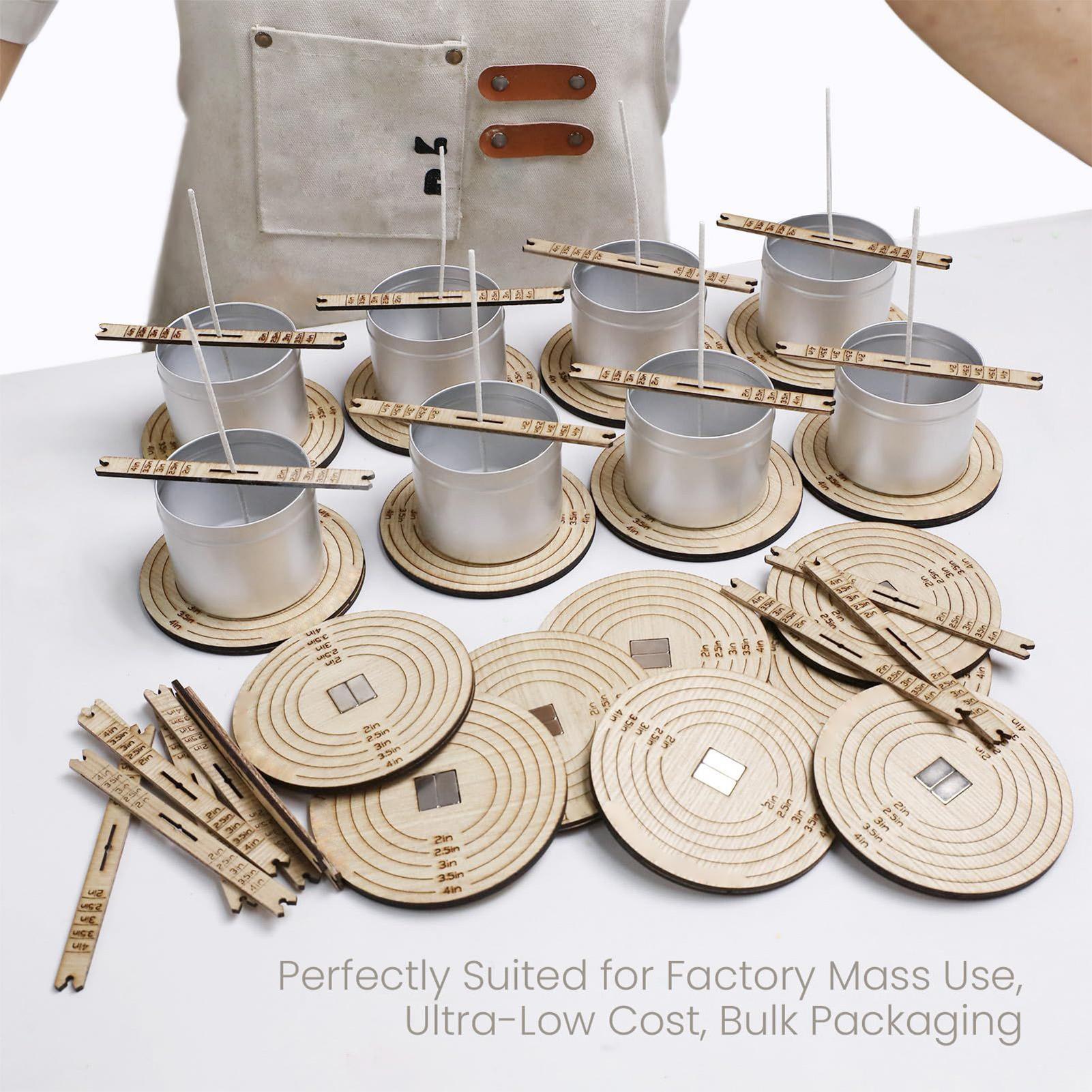 2Pcs Wick Centering Tool Woode - Candle Fragrance Supplies reseña y precio